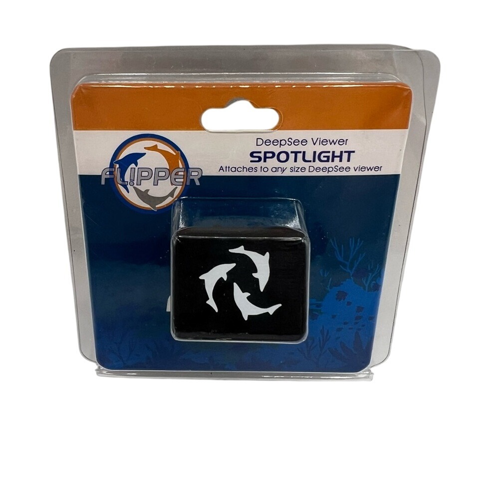 Flipper‎ DeepSee Viewer Spotlight Torch LED Light Fish Tank Aquarium Fl!pper